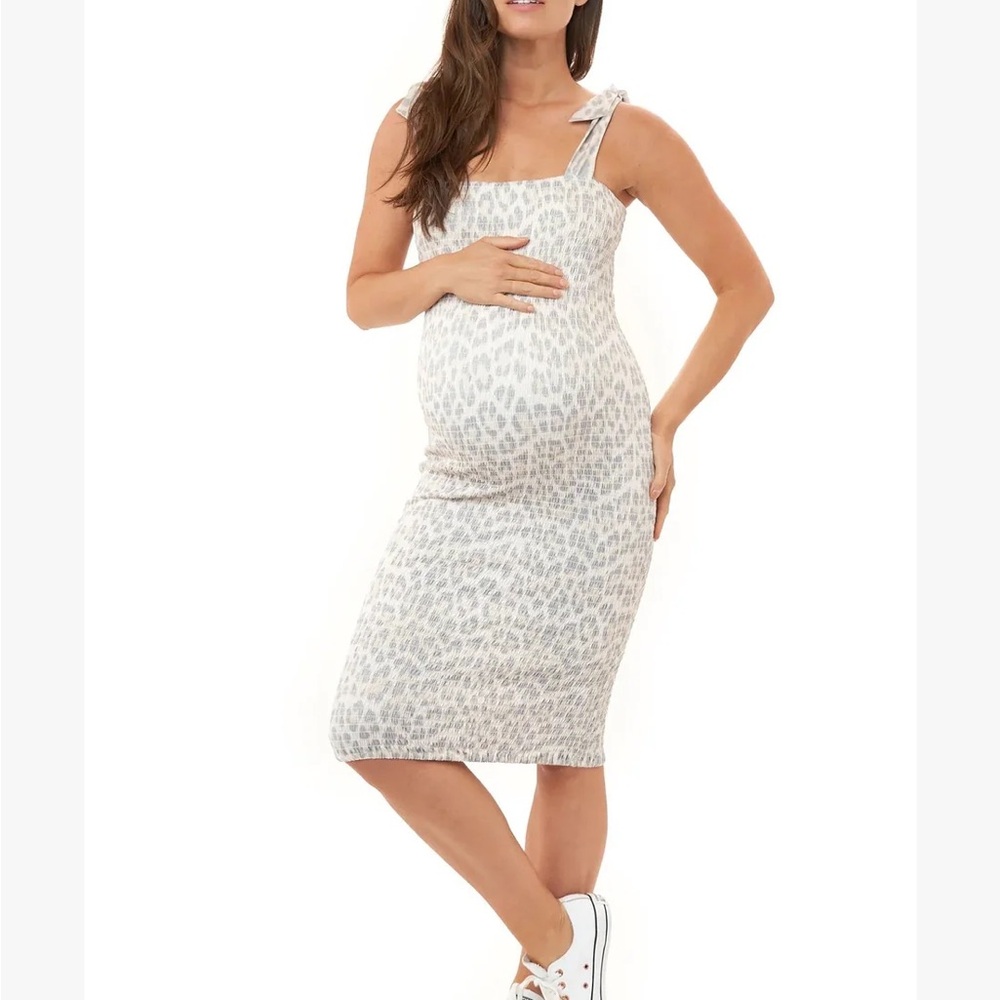 Bae The Label Australia It's A Vibe Shirred Midi Dress